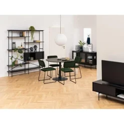 Nordhavn Boekenkasten|Industriele Kasten|Belvero Boekenkast XL Zwart 172cm