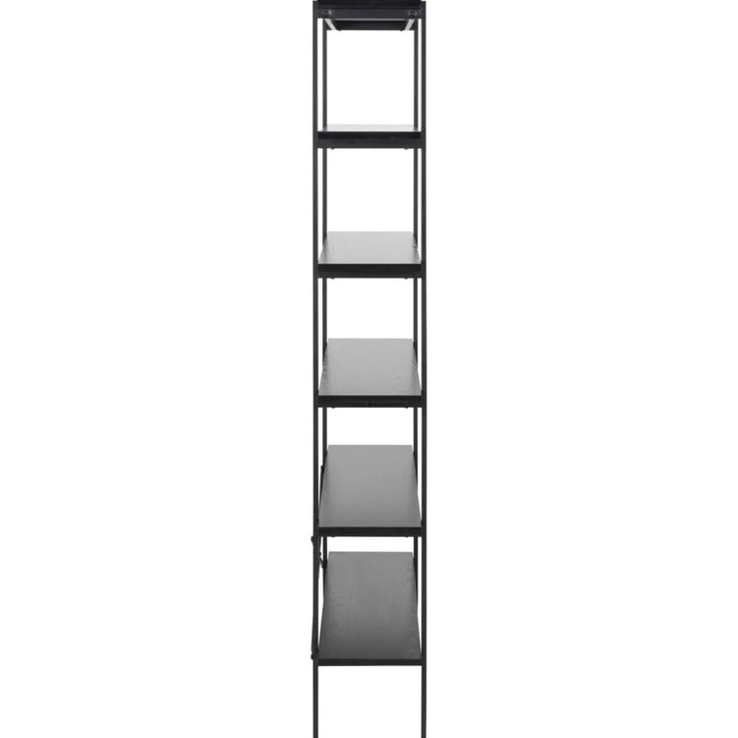 Nordhavn Boekenkasten|Industriele Kasten|Belvero open Boekenkast Zwart 94cm