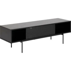 Nordhavn Industriele Kasten|Tv Meubels|Belvero Tv meubel Zwart 140cm