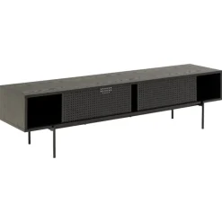 Nordhavn Industriele Kasten|Tv Meubels|Belvero Tv meubel Zwart 180cm