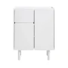 LykkeHome Wandkasten|Industriele Kasten|Benny Wandkast Wit 80cm