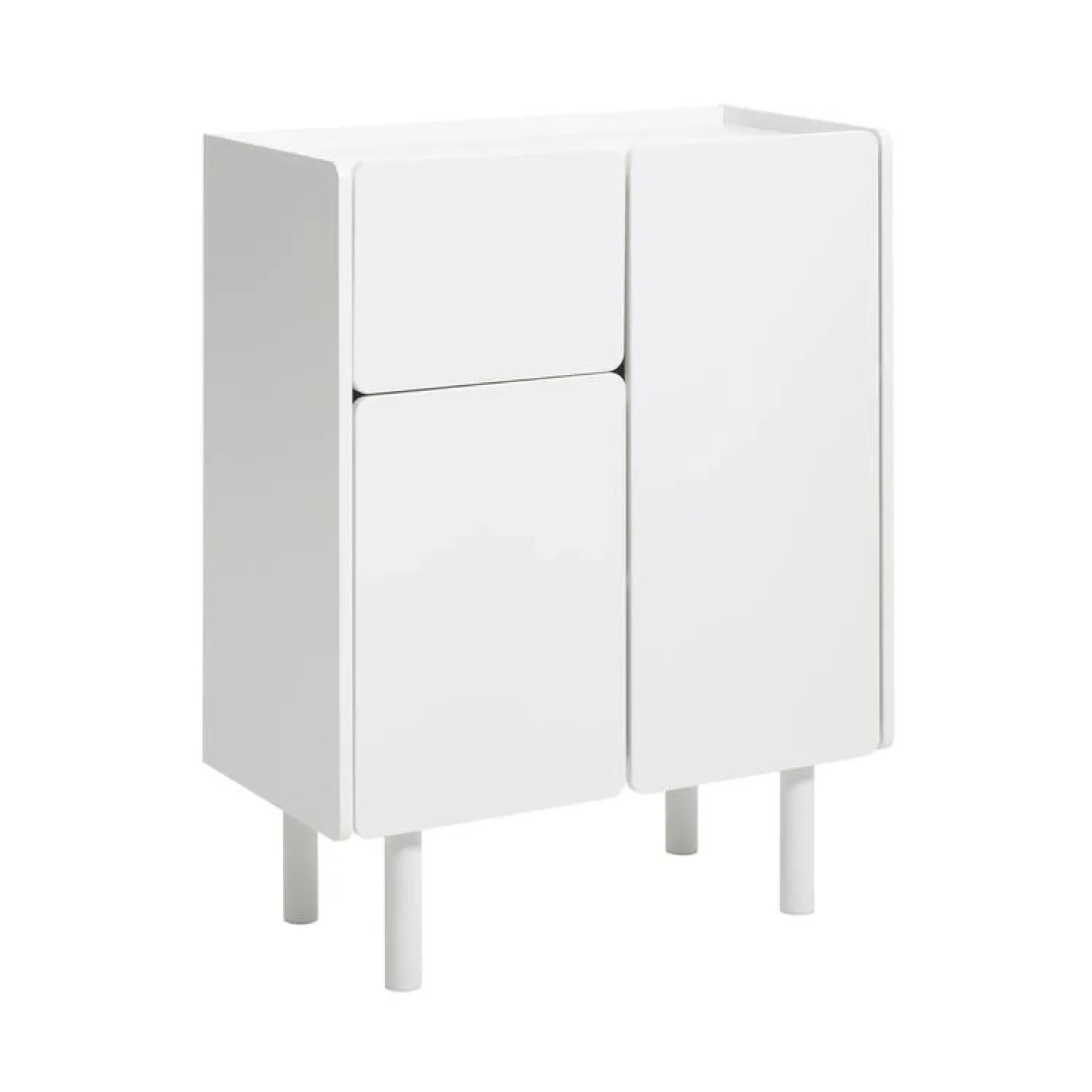 LykkeHome Wandkasten|Industriele Kasten|Benny Wandkast Wit 80cm