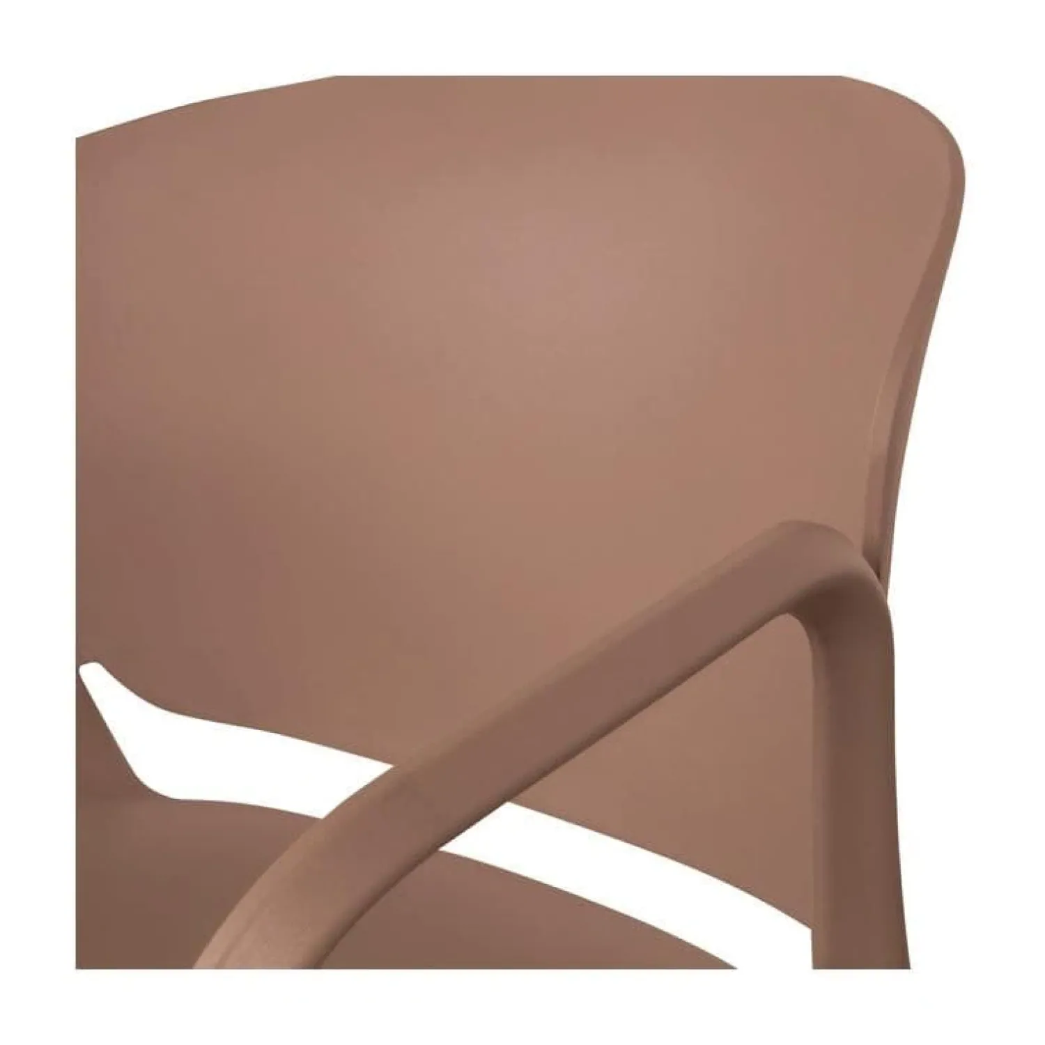 WOOOD Tuinstoelen|Bent Tuinstoel kunststof zalmroze