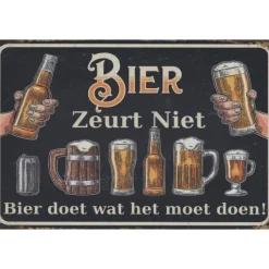 Cavetown Metalen Borden|Bier zeurt niet - metalen bord