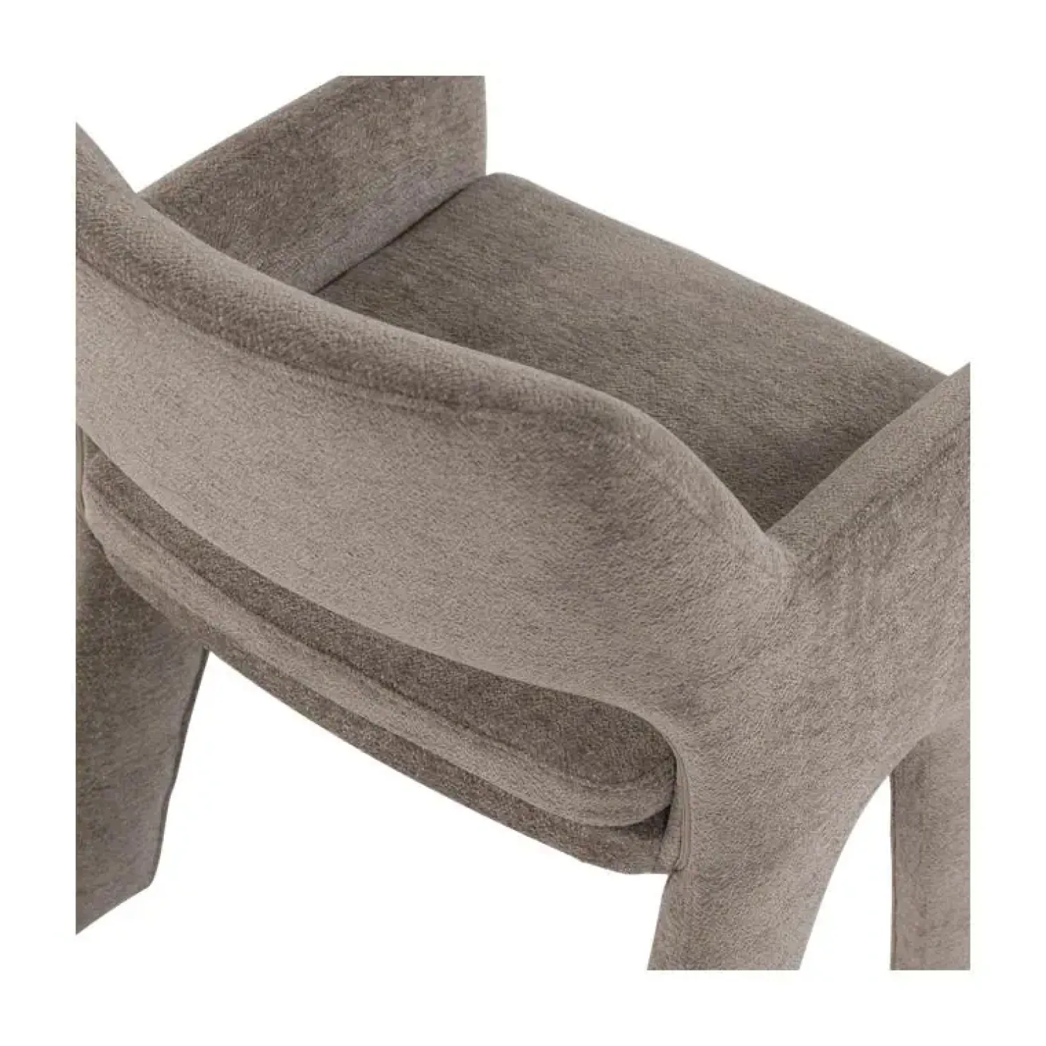 vtwonen Eetkamerstoelen|Bigfoot Eetkamerstoel Chenille Taupe