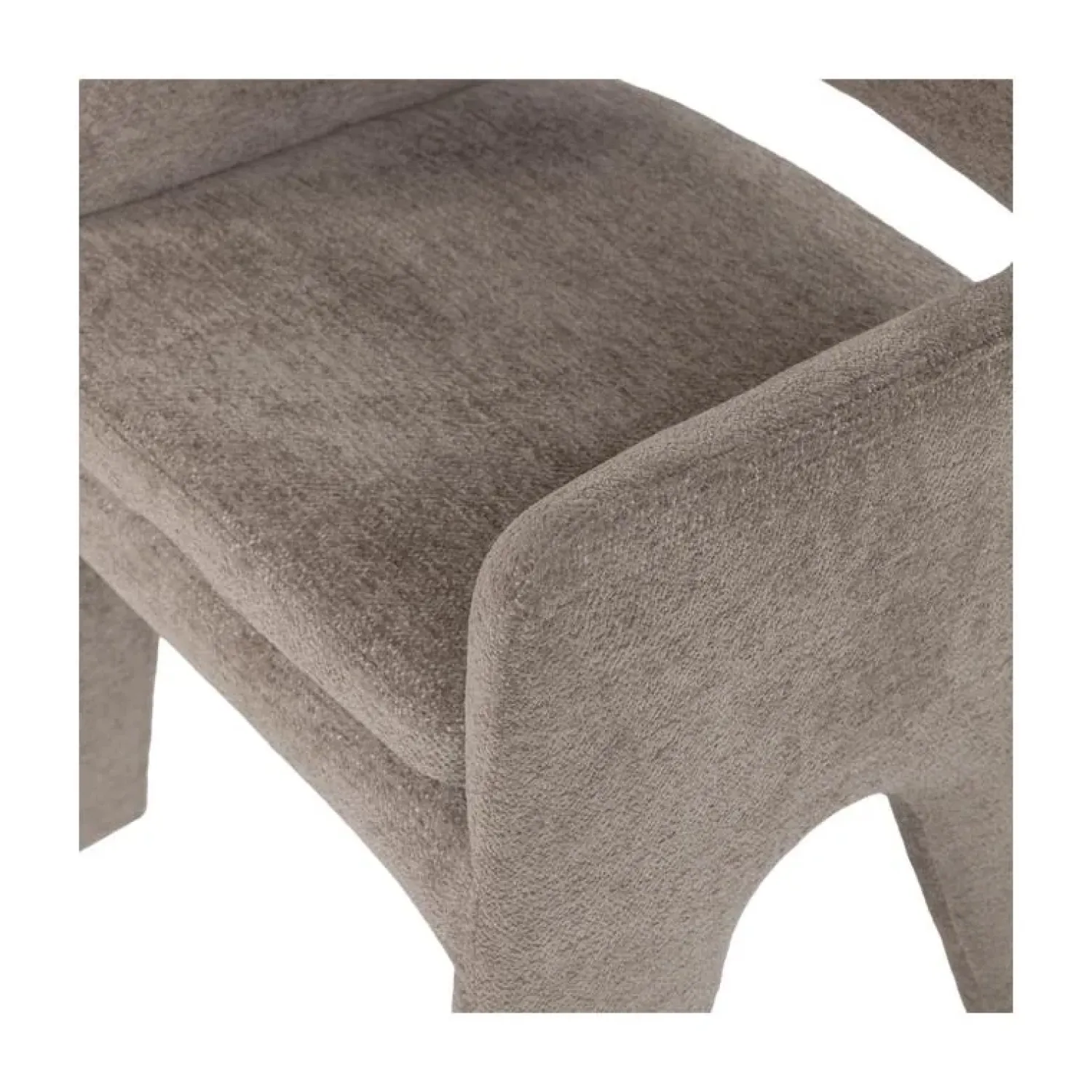 vtwonen Eetkamerstoelen|Bigfoot Eetkamerstoel Chenille Taupe