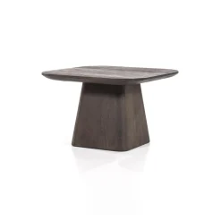 Eleonora Bijzettafels|Bijzettafel Aron vierkant 60×60 bruin