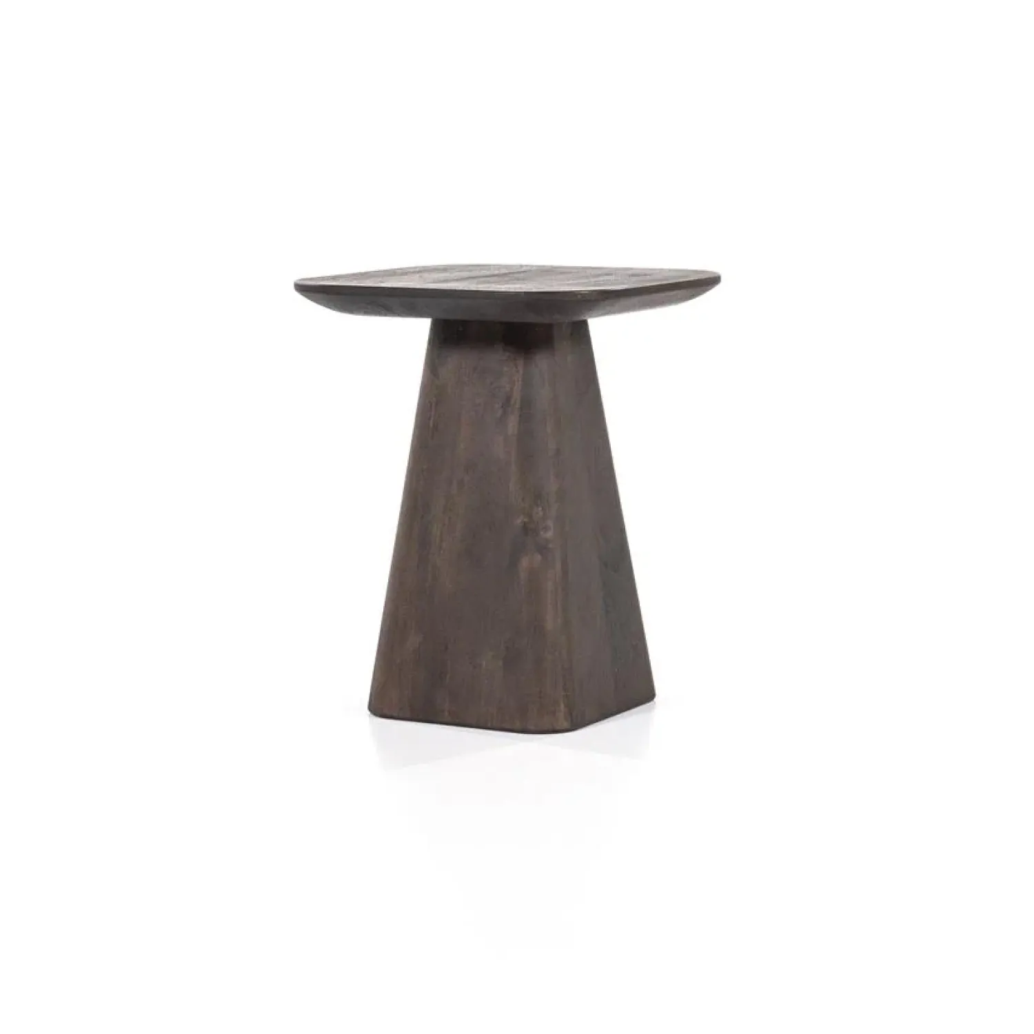 Eleonora Bijzettafels|Bijzettafel Aron vierkant 40×40 bruin