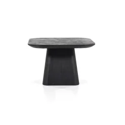 Eleonora Bijzettafels|Bijzettafel Aron vierkant 60×60 zwart