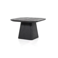 Eleonora Bijzettafels|Bijzettafel Aron vierkant 60×60 zwart