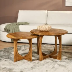 Furndea Bijzettafels|Bijzettafel Cadenza Naturel 60 cm