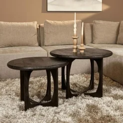 Furndea Bijzettafels|Bijzettafel Cadenza Zwart 60 cm