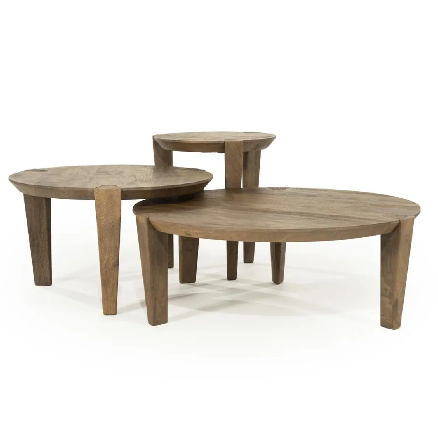 Eleonora Bijzettafels|Bijzettafel Davina mangohout 40cm