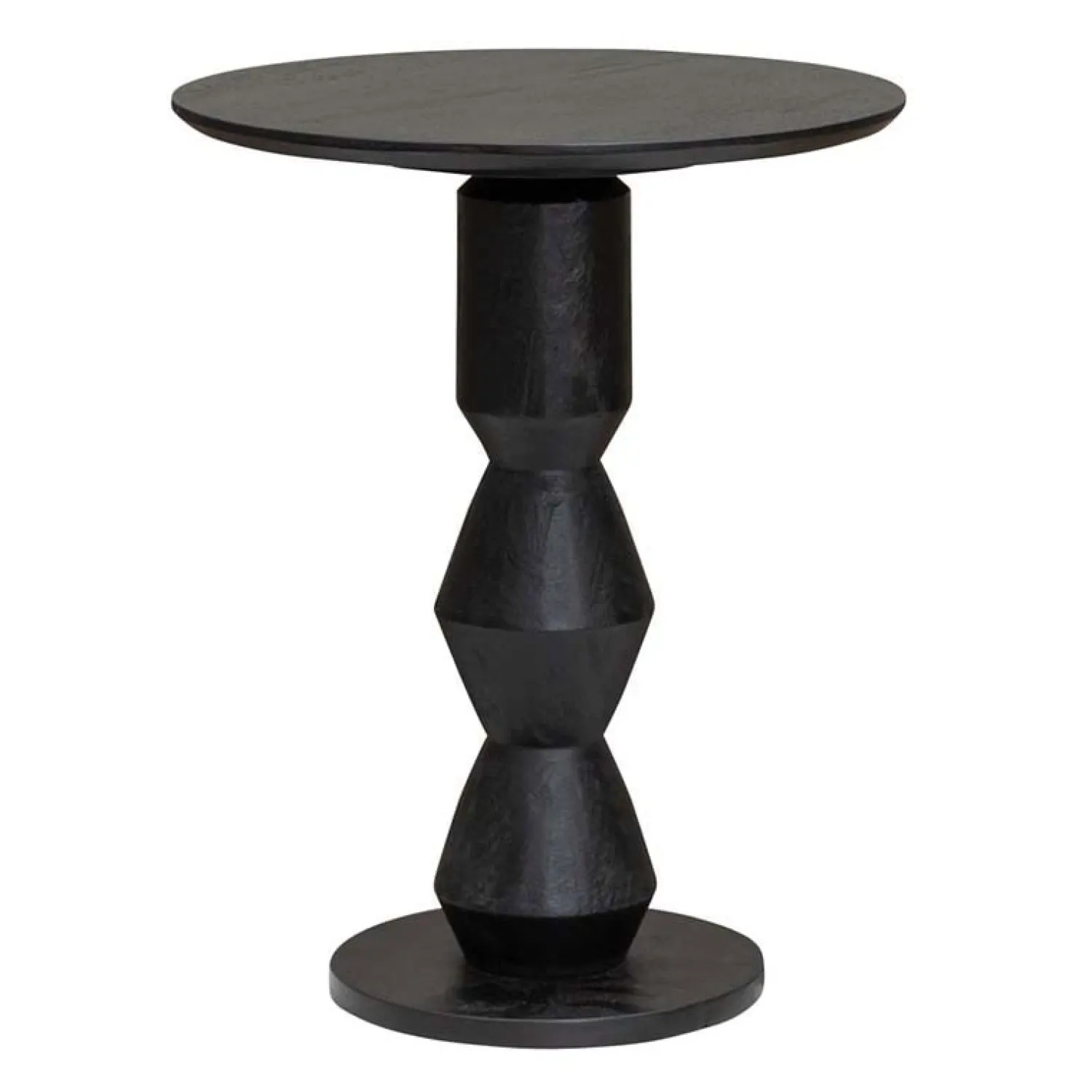 Tower living Bijzettafels|Bijzettafel Gambino rond Zwart Large