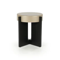 Eleonora Bijzettafels|Bijzettafel Juliet beige 40cm