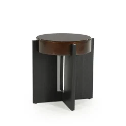 Eleonora Bijzettafels|Bijzettafel Juliet bruin 40cm