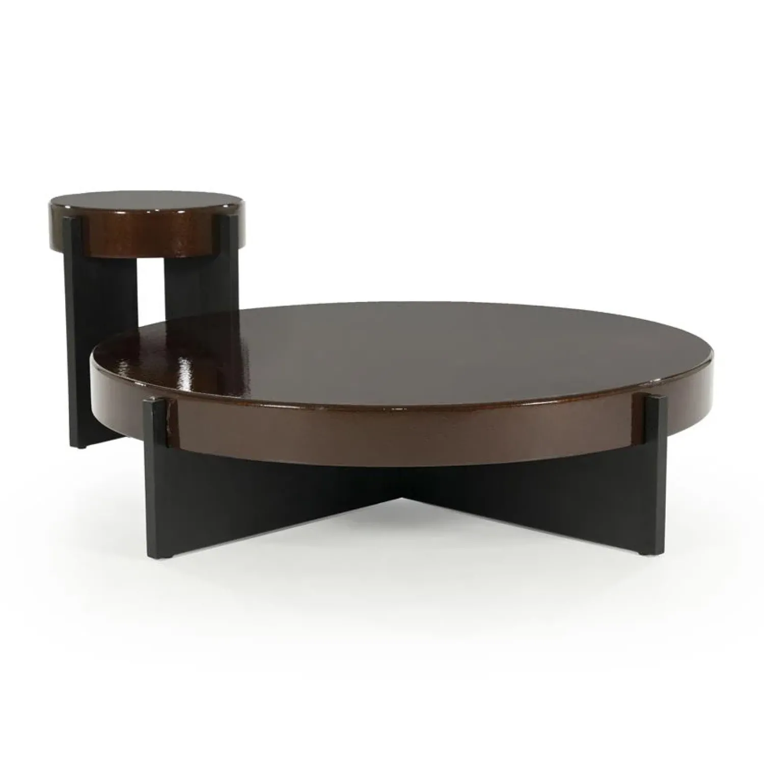 Eleonora Bijzettafels|Bijzettafel Juliet bruin 40cm