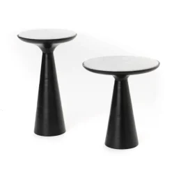 Furndea Bijzettafels|Bijzettafel Lionel Zwart 38 cm