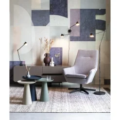 NORI Living Bijzettafels|Bijzettafel Ringar Groot Blauw 39cm
