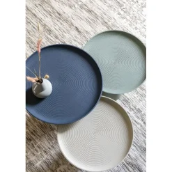 NORI Living Bijzettafels|Bijzettafel Ringar Groot Blauw 39cm
