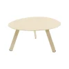 Lesli Living Tuintafels|Bijzettafel Tiki creme 74cm