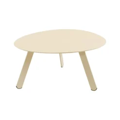 Lesli Living Tuintafels|Bijzettafel Tiki creme 74cm