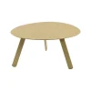 Lesli Living Tuintafels|Bijzettafel Tiki groen/beige 74cm