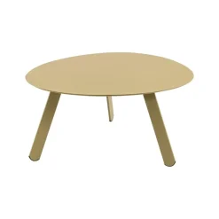 Lesli Living Tuintafels|Bijzettafel Tiki groen/beige 74cm