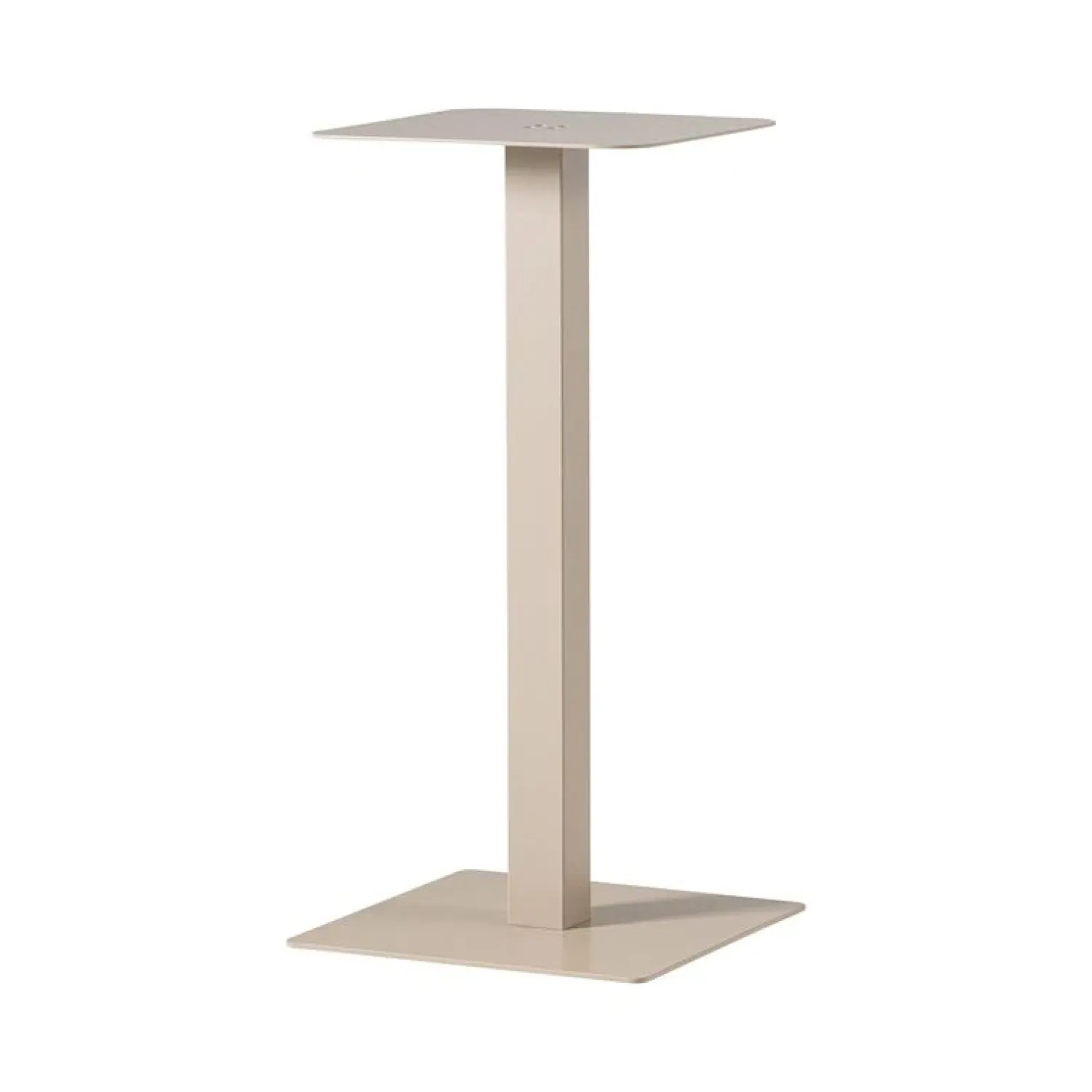 WOOOD Onderstellen|Bistro Bartafel poot metaal beige