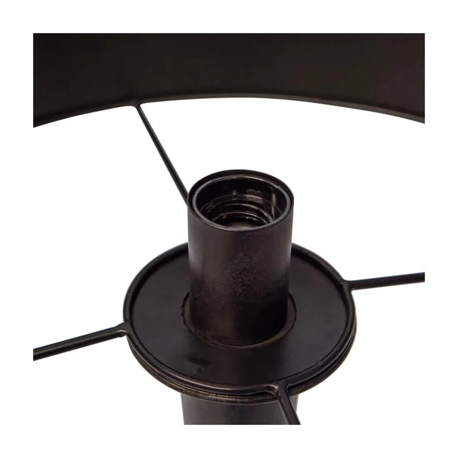 WOOOD Vloerlampen|Blackout Too 1-lichts Vloerlamp metaal zwart/messing
