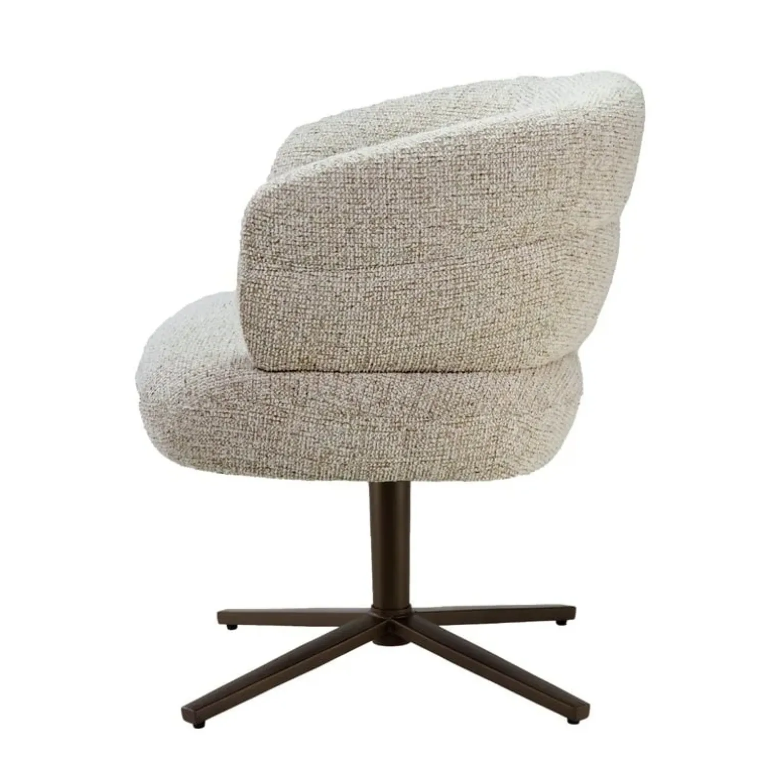 Livingfurn Eetkamerstoelen|Fauteuils|Blake Eetkamerfauteuil Beige