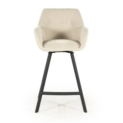 By Boo Barkrukken|Bliss Barstoel met armleuning Beige