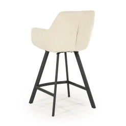 By Boo Barkrukken|Bliss Barstoel met armleuning Beige