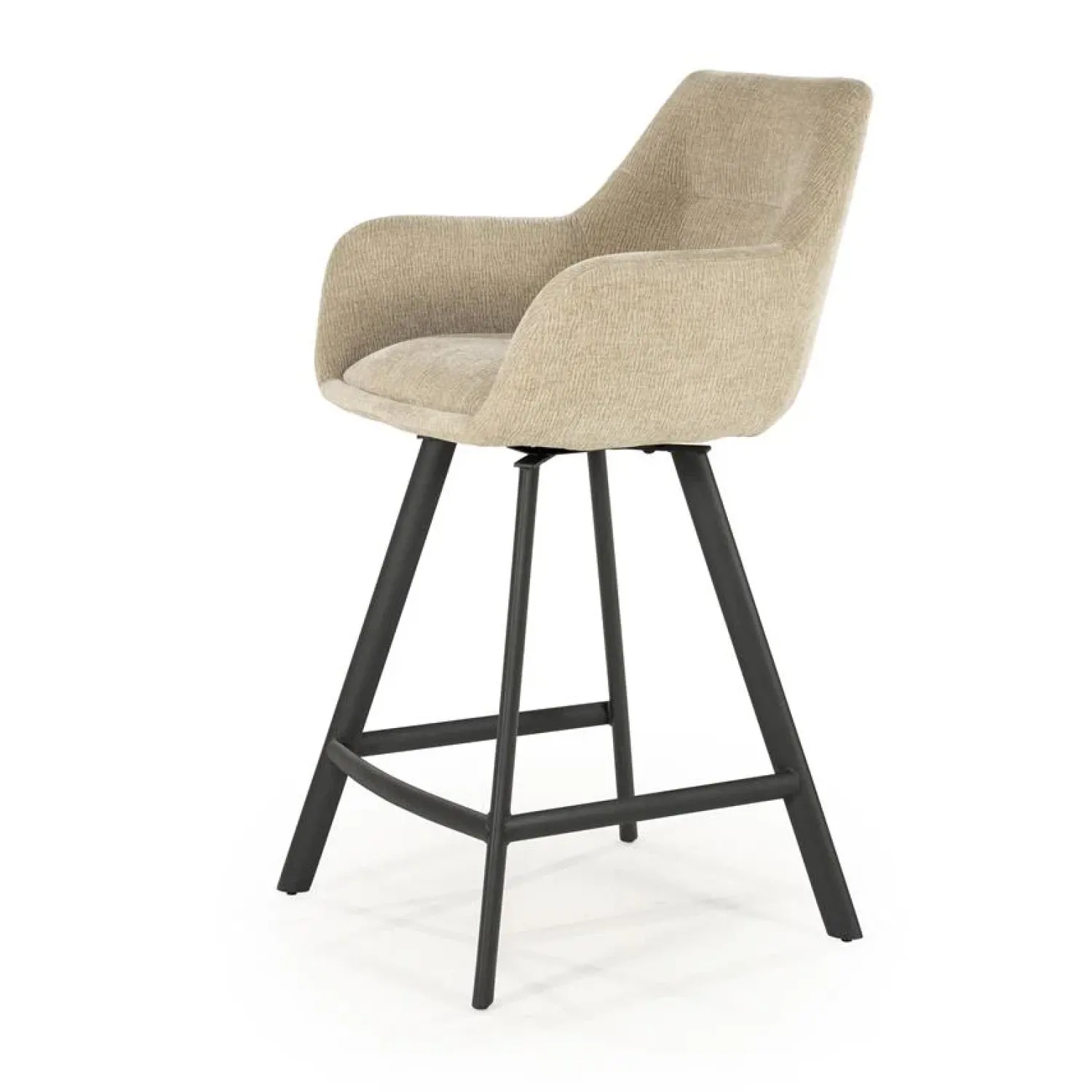 By Boo Barkrukken|Bliss Barstoel met armleuning Taupe