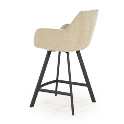 By Boo Barkrukken|Bliss Barstoel met armleuning Taupe