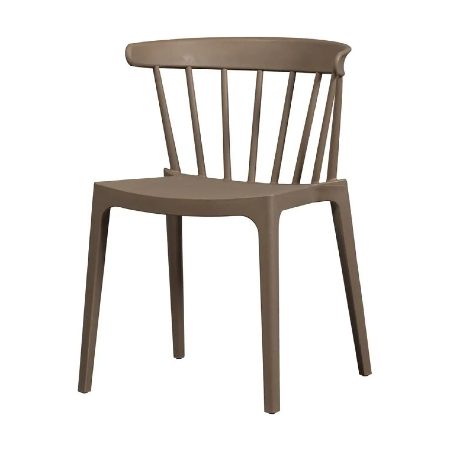 WOOOD Tuinstoelen|Bliss Tuinstoel kunststof bruin melange