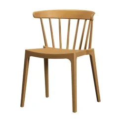 WOOOD Tuinstoelen|Bliss Tuinstoel kunststof cognac melange