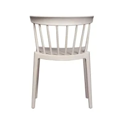 WOOOD Tuinstoelen|Bliss Tuinstoel kunststof gebroken wit