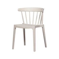 WOOOD Tuinstoelen|Bliss Tuinstoel kunststof gebroken wit