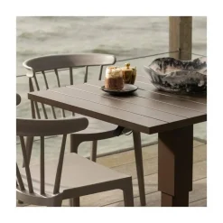 WOOOD Tuinstoelen|Bliss Tuinstoel kunststof taupe