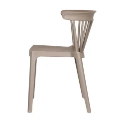 WOOOD Tuinstoelen|Bliss Tuinstoel kunststof taupe