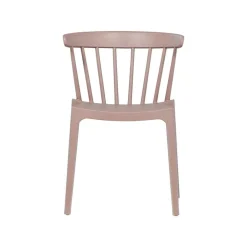 WOOOD Tuinstoelen|Bliss Tuinstoel kunststof zalmroze