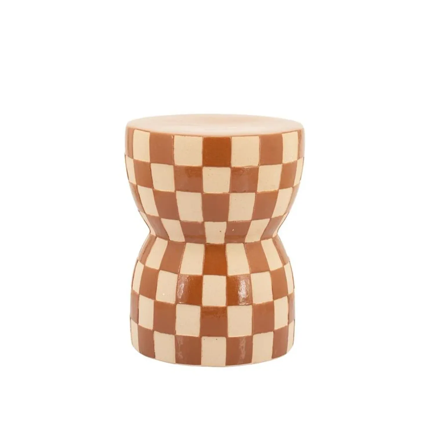 By Boo Bijzettafels|Blocsy Bijzettafel rond Bruin 33cm