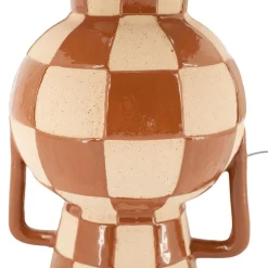 By Boo Tafellampen|Blocsy 1-lichts Tafellamp Bruin 33cm