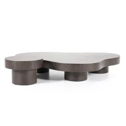 Eleonora Salontafels|Bobbie Salontafel bruin 150 cm