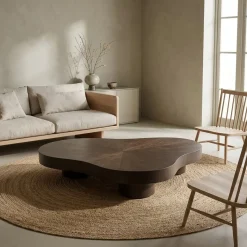Eleonora Salontafels|Bobbie Salontafel bruin 150 cm