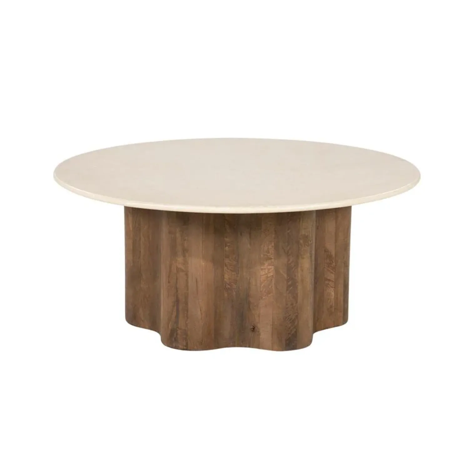 Eleonora Salontafels|Bodhi Salontafel Rond Bruin 80cm