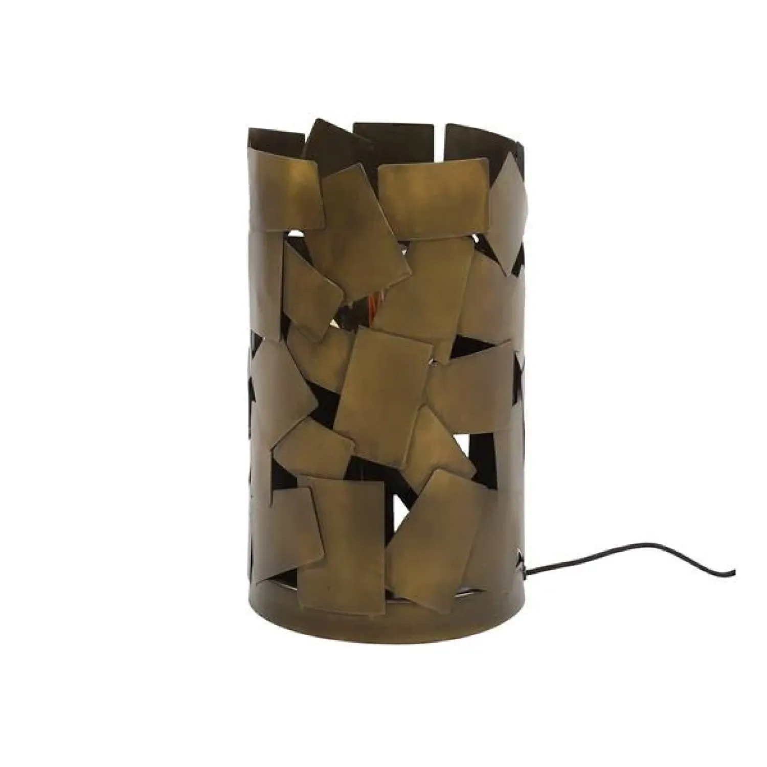 Kalfort Tafellampen|Bodo 1-lichts Tafellamp cylinder / Brons antiek