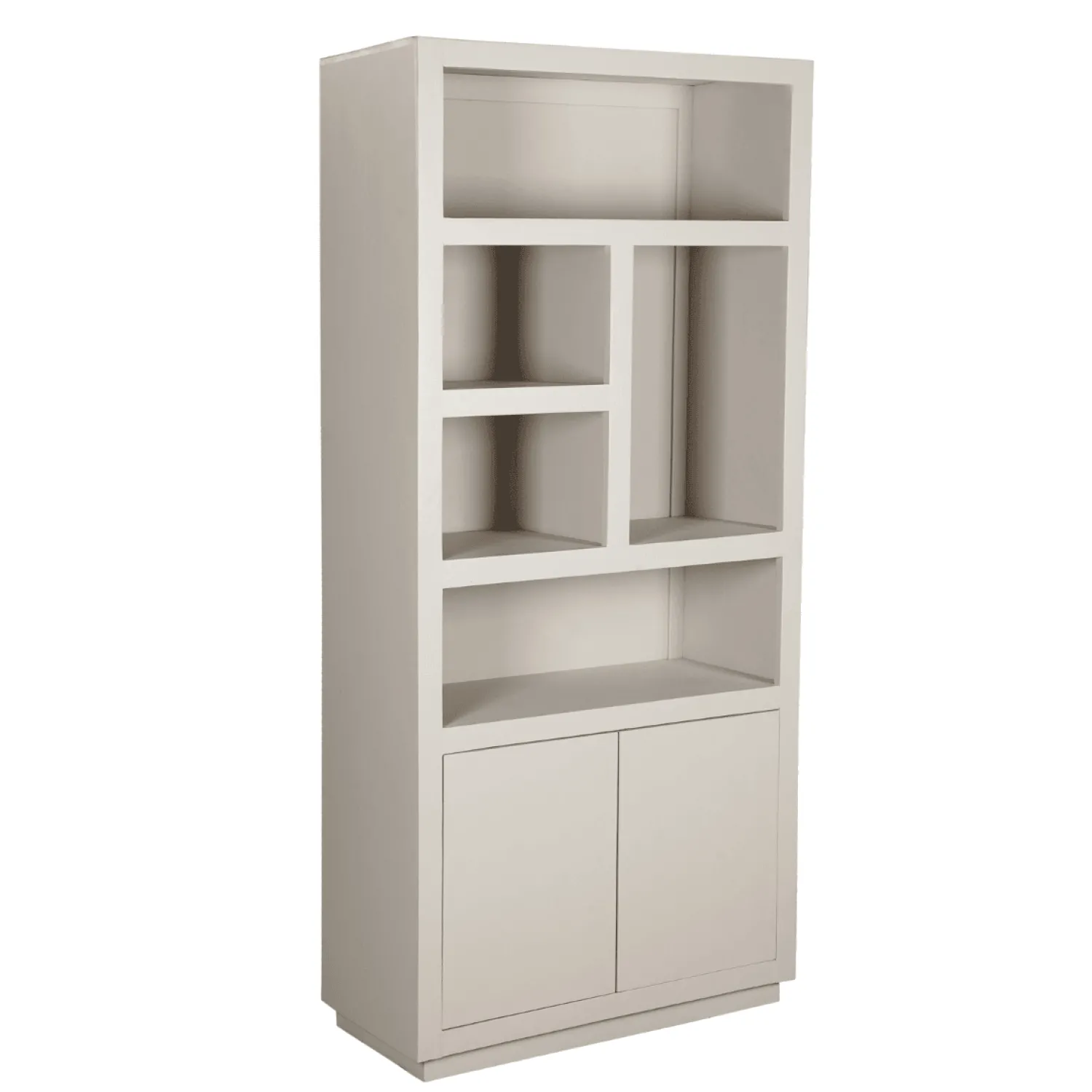 Furndea Vakkenkasten|Boekenkasten|Boekenkast Dortmund mangohout zand 5 vakken 90cm