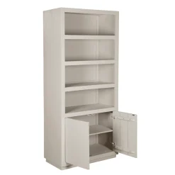 Furndea Vakkenkasten|Boekenkasten|Boekenkast Dortmund mangohout zand 4 vakken 90cm